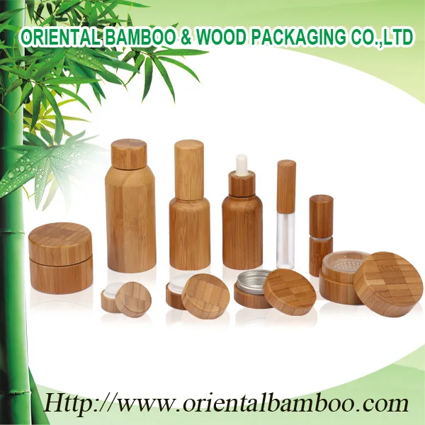 Bamboo Packaging Set Top Quality Of The Empty Bamboo Cosmetic Packaging