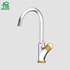 Unique design tree shape brass chrome gold kitchen mixer taps deck mount sink taps