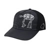 high quality printed hot selling caps 100% polyester foldable lightweight baseball cap