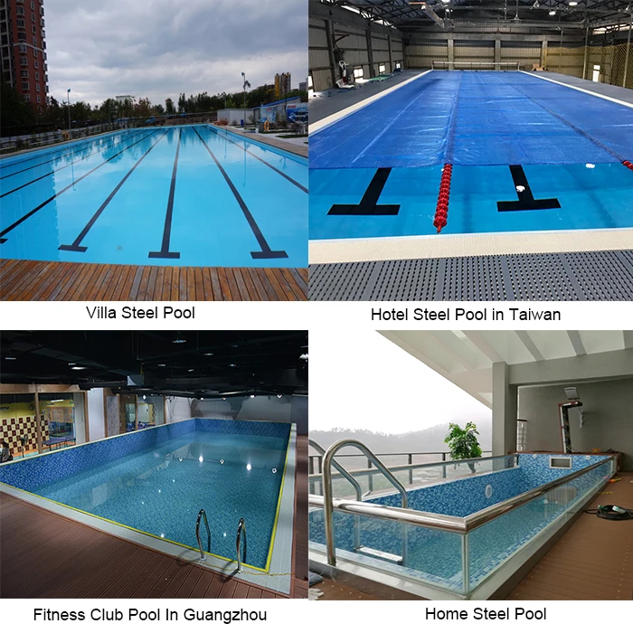 Stainless Steel Swimming Pool Galvanized Steel Panel Liner Pool For