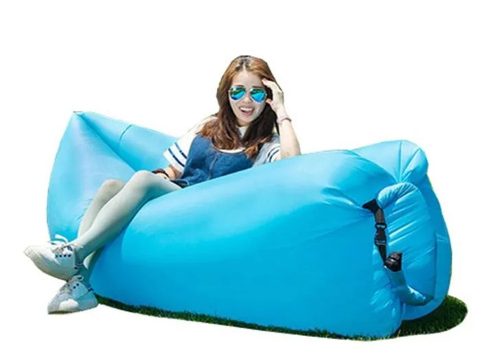 Top Quality Nylon Ocford Sleeping Air Bag Lazy Bag - Buy Sunbathing Bed ...