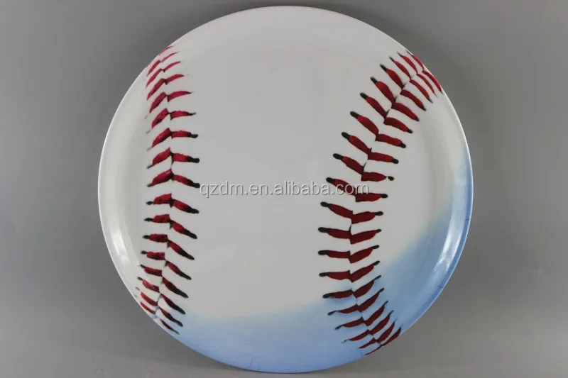 13" Melamine Tennis Dinner Plate Sports goods