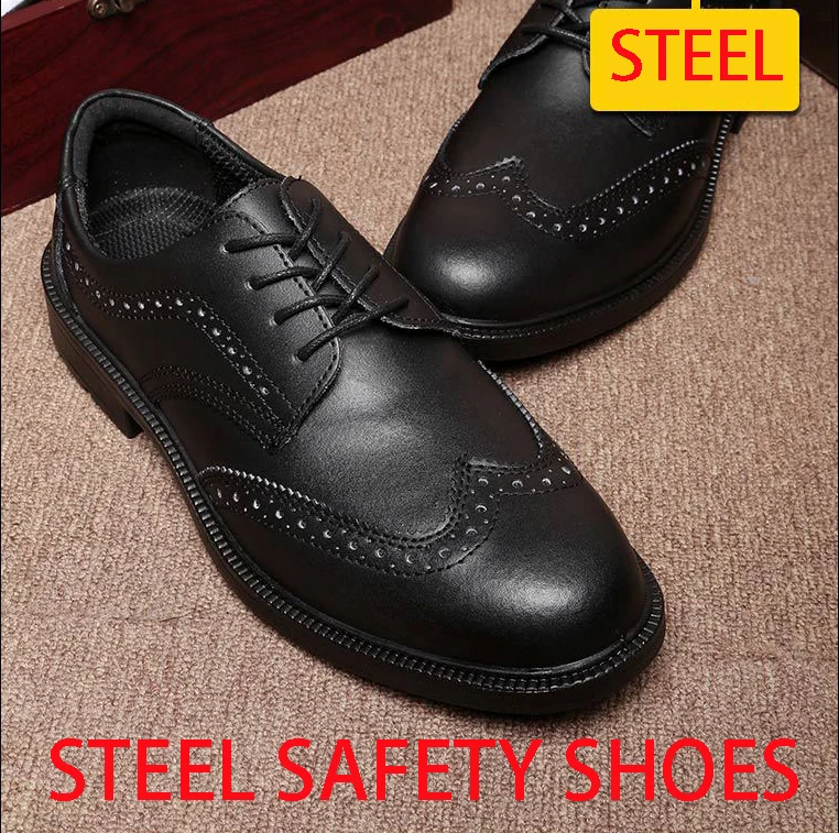 slip on steel toe cap shoes