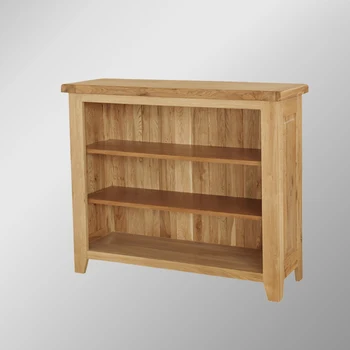 306rl Solid Oak Low Bookcase Wide Book Rack Wall Wood 306rl Solid Oak Low Bookcase Wide Book Rack