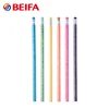 Beifa Brand MA0004 Wholesale Office & School Standard Glitter Color Wooden Pencil best prices eraser