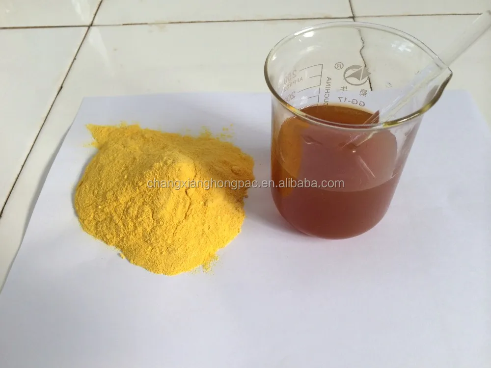 Manufacture Supply Poly Aluminium Ferric Chloride Msds/pac 30 Water