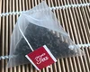 Empty standing pouch drawstring organic empty tea bag
