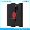Guangzhou Pinjun scrub flip leather cover mobile phone case for Nokia 6 , wallet case for Nokia 6
