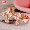 2018 New Fashion Promotion Factory 18K Gold Plating Decorative CZ Earring Women jewelry