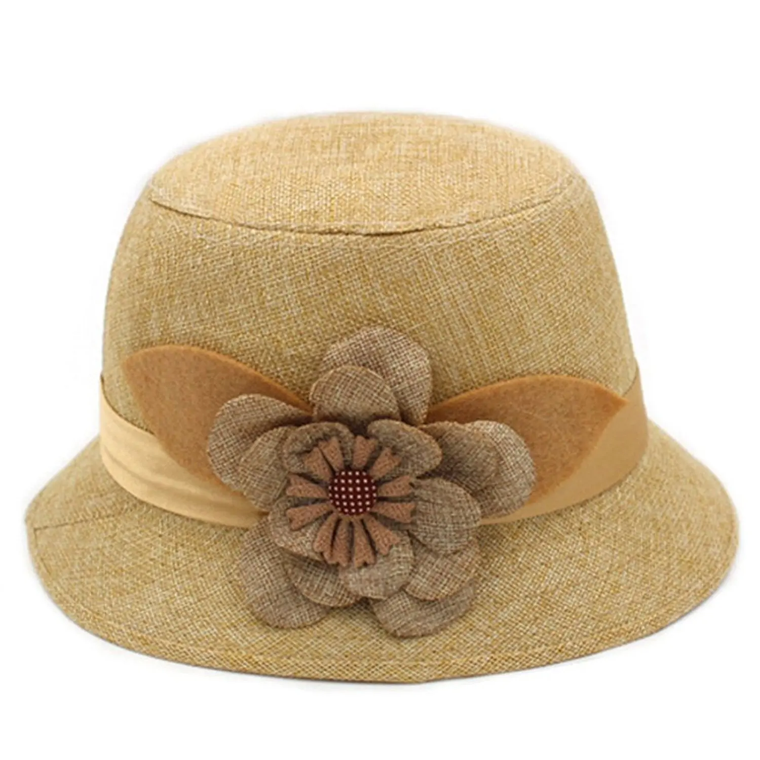 Hats for Women/ Spring and summer hat mom/Bucket Hat/Fisherman Hat/Middle-aged Korean fashion hats/ Ms. hat outdoor autumn flowers
