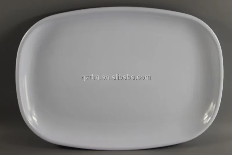 13.5" White Melamine dinner plate ,Melamine Unbreakable Dish