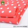Mulinsen Textile 100% Polyester Double Chiffon Georgette Polka Dot Printed Fabric