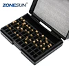 ZONESUN Alphabet letter fonts of ribbon printer heat stamping ribbon hot stamping spare part expiration code printing machine