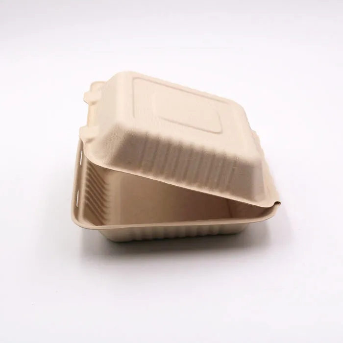 biodegradable compostable fiber bowl food packaging