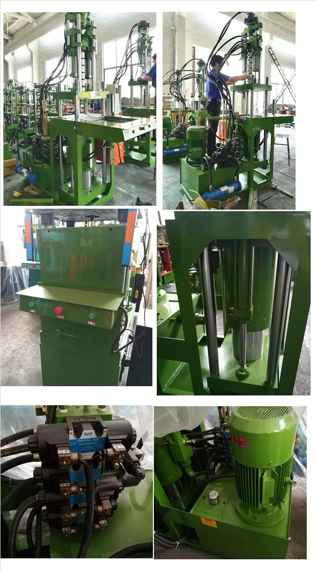 小型手动和 plc 控制立式电木塑料插头注塑机价格