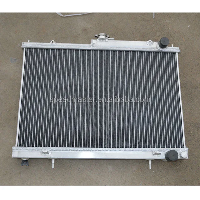 94-97 Honda Accord Mt Manual Bolt-On Aluminum Dual Core Row Racing Radiator