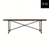 Luxury French Farmhouse Solid Birch Party Table Child Dining Table