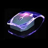 Oempromo luminous lights 2.4G computer transparent wireless mouse