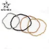 OUMI Custom Colorful Bracelet Jewelry Stainless Steel Simple Design Bead Bracelet For Girls