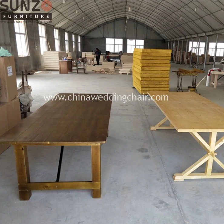 wooden dining table