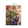 Professional Anime Fabric Print For Decorative Home Decor Wall Scroll Poster