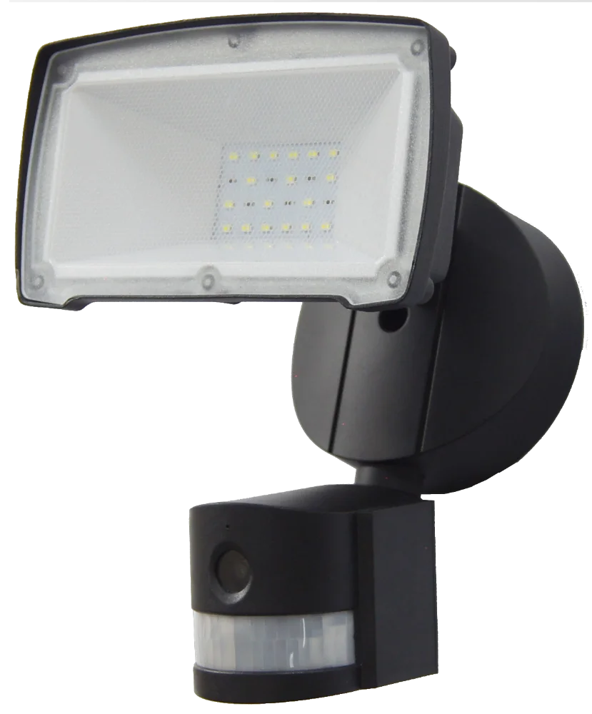 LED security motion tracking flexible head adjusting flood light with camera