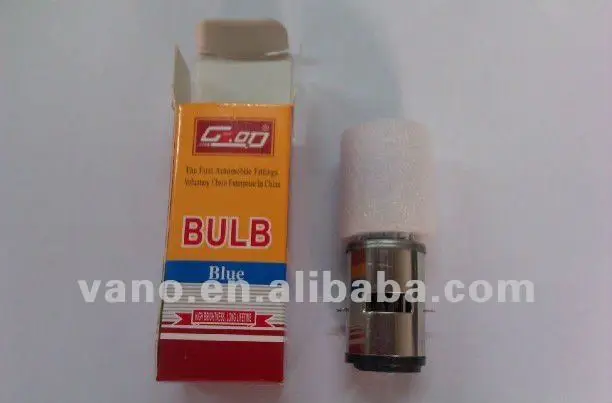 Super bright 12V25/25W motorcycle double glass blub