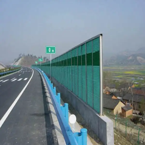 highway noise barrier for highway used