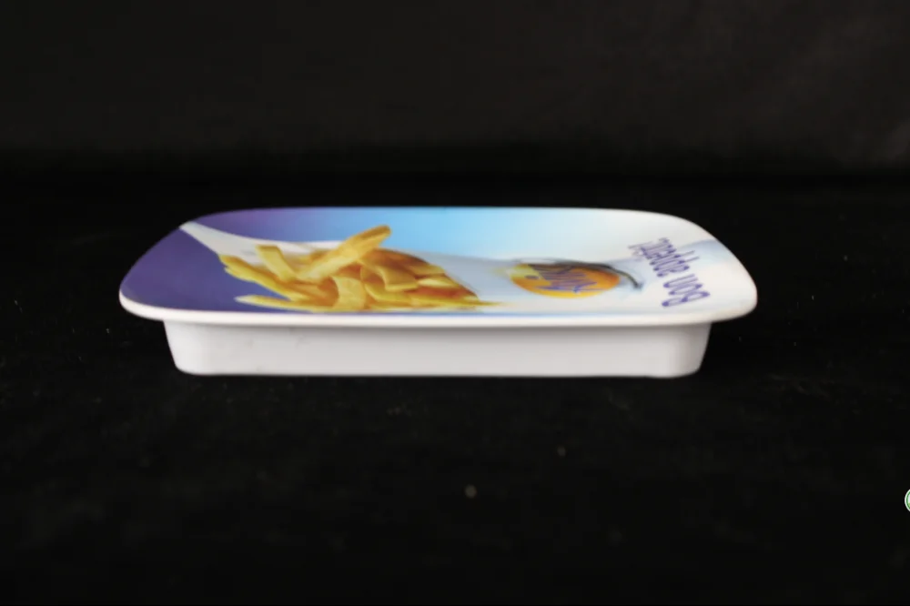100%melamine french fries plate