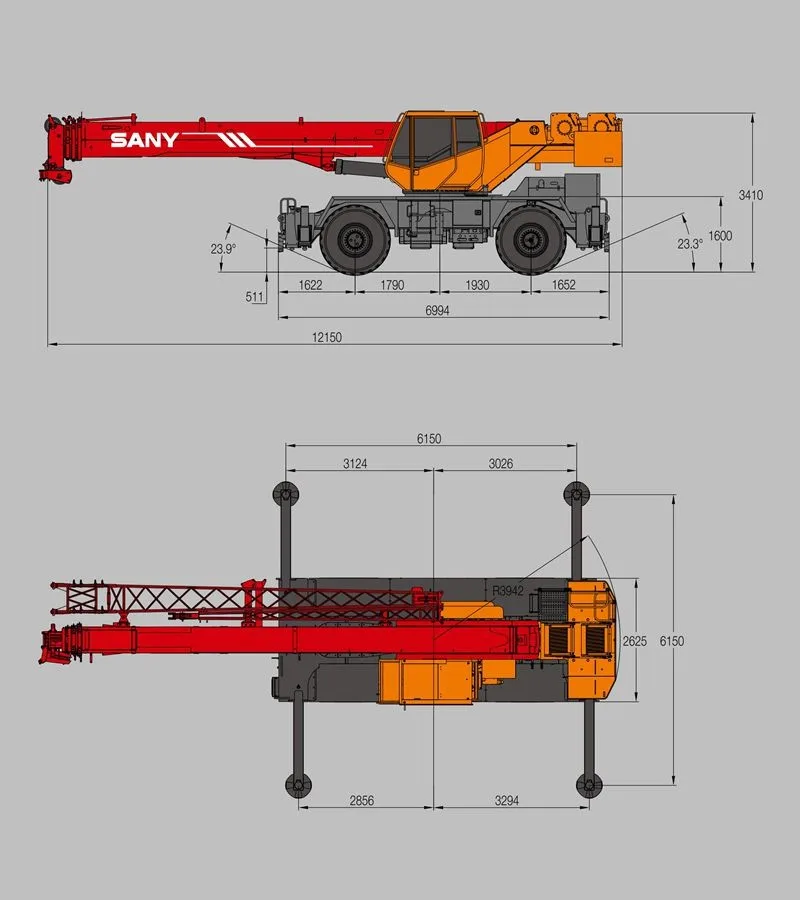 SANY SRC400  40 t Rough Terrain Crane