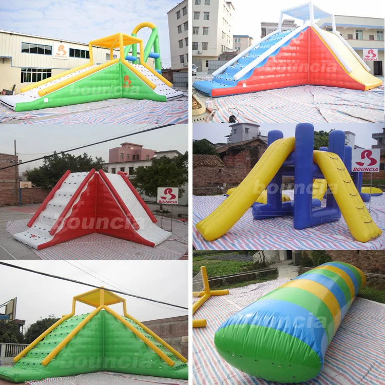 inflatable water launch pad