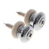 Mushrooms Head Guitar Strap Buttons Strap Locks Chrome Banjo Mandolin Guitar Parts