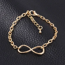 Moderné dámsky náramok so znakom nekonečna z Aliexpress