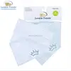 high quality excellent fabric soft texture fresh style round dot blue stripe crown pattern baby bibs triangle