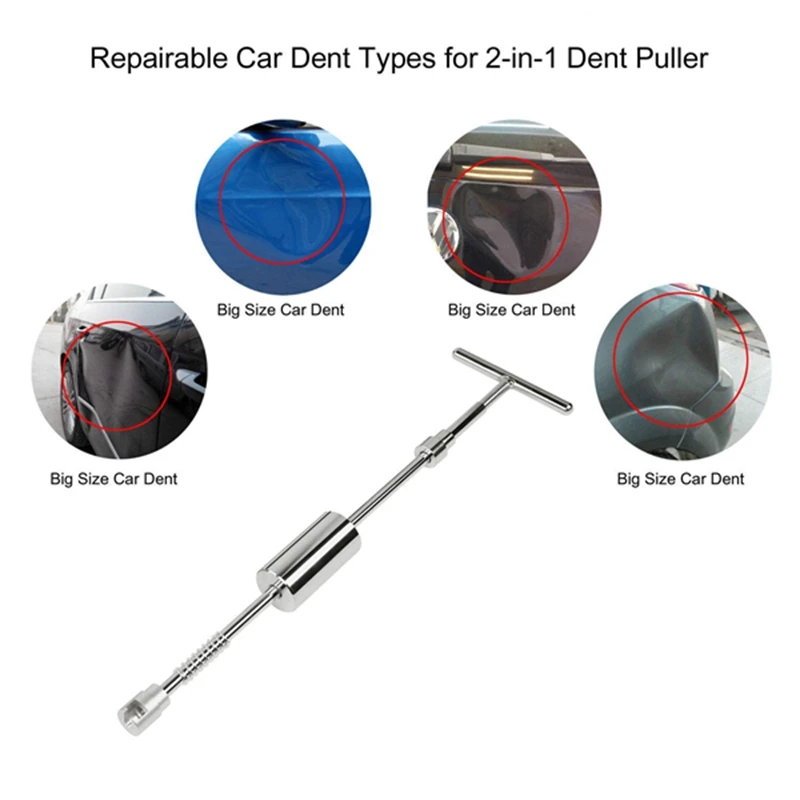 Drop Shipping Car Dent Repair Puller Tool Dent Lifter Without Paint Removal Kit Puller Grip PRO Slide Hammer T-Bar Tool
