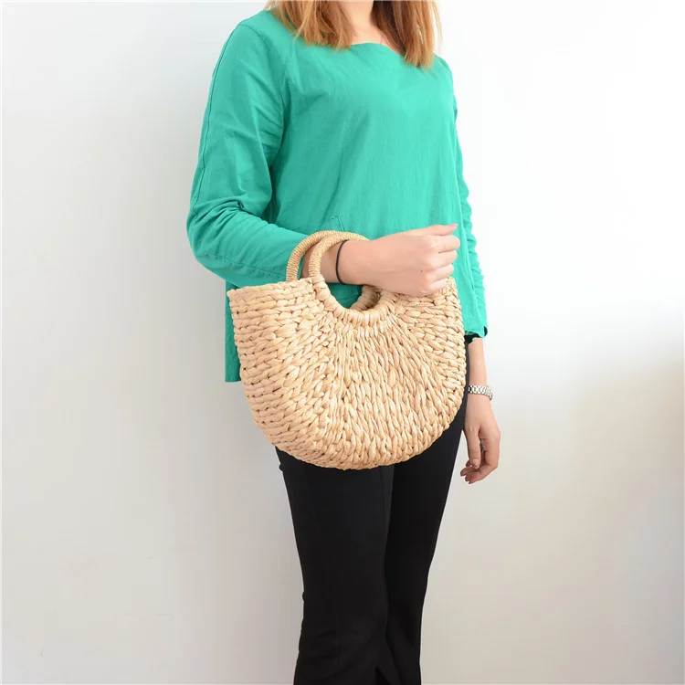 Wholesale Moroccan Straw Bag Handmade Cheap Straw Tote Bag For Women