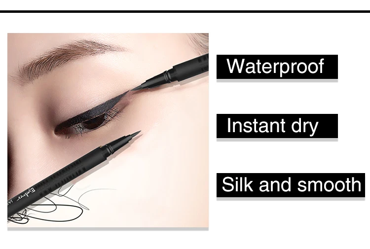 Eyes makeup waterproof long last instant dry eyeliner black