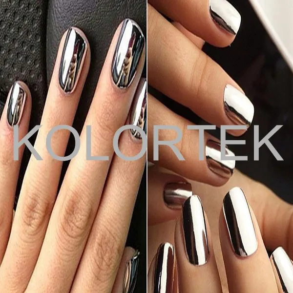 Nail Art Chrome Pigment Powder Mirror Effect Aluminium Silver Nail Art Chrome Pigment Powder Mirror Effect Aluminium Silver China Supplier