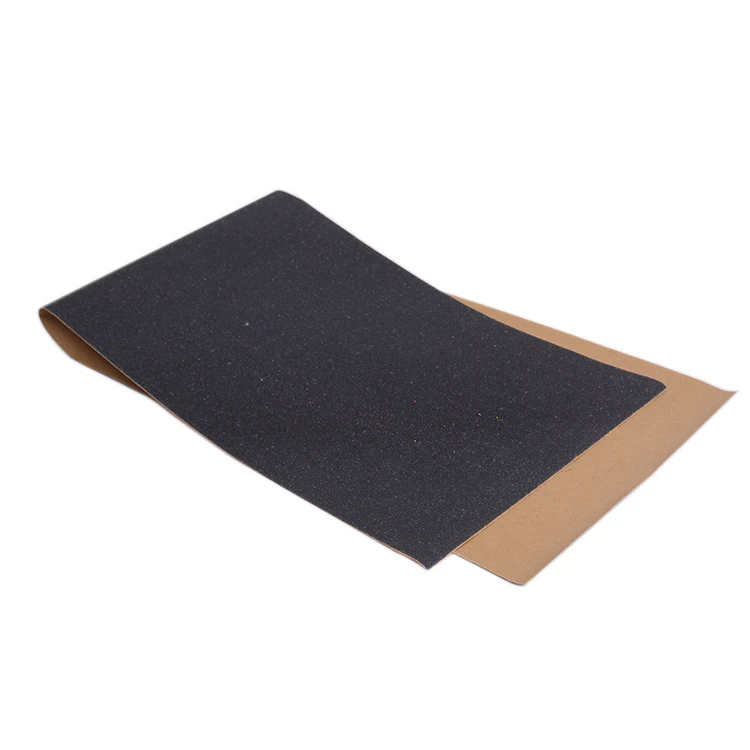 Skateboard Grip Tape Sheet,9x33 Inch,Black Pro Type Griptape For Skate