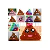 emoji emoticon crown princess poop cushion pillow toy doll stuffed soft plush QQ expression poo shape toys home office decor for