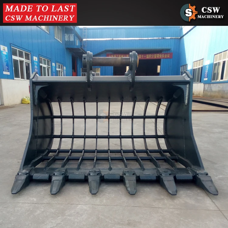 Latest Profile Design Excavator Bucket Sieve Bucket Made Fit Cat E330 Excavator Buckets Profile Design Excavator