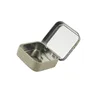 Mini Small Semi circle candy mint cute hinged decorative custom gift printed keychain metal tin box