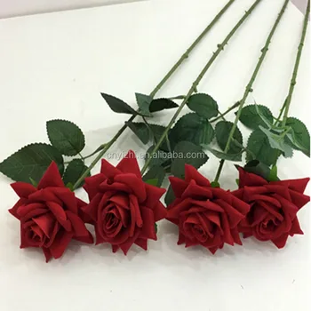  Kain Flanel Dekoratif Rose Rose Petal Popper Partai Foto 