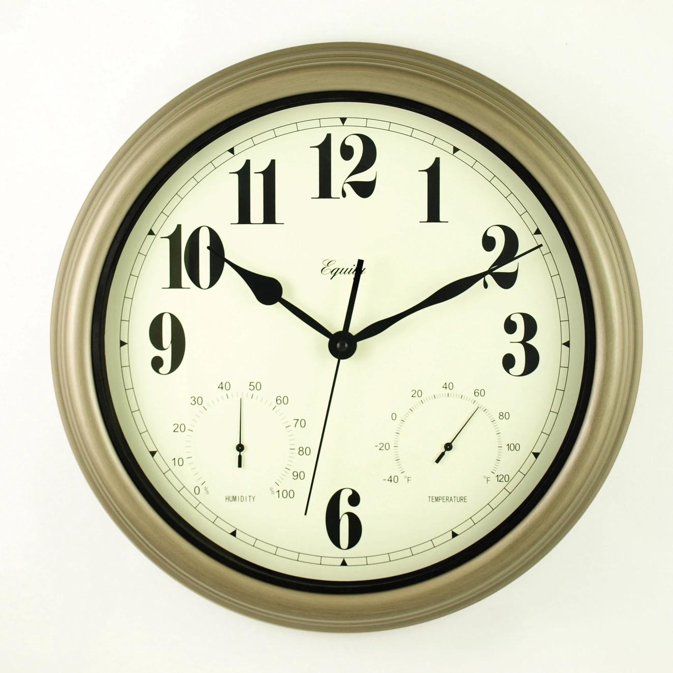 Vintage Round Metal Large Outdoor Wall Clock Waterproof With
