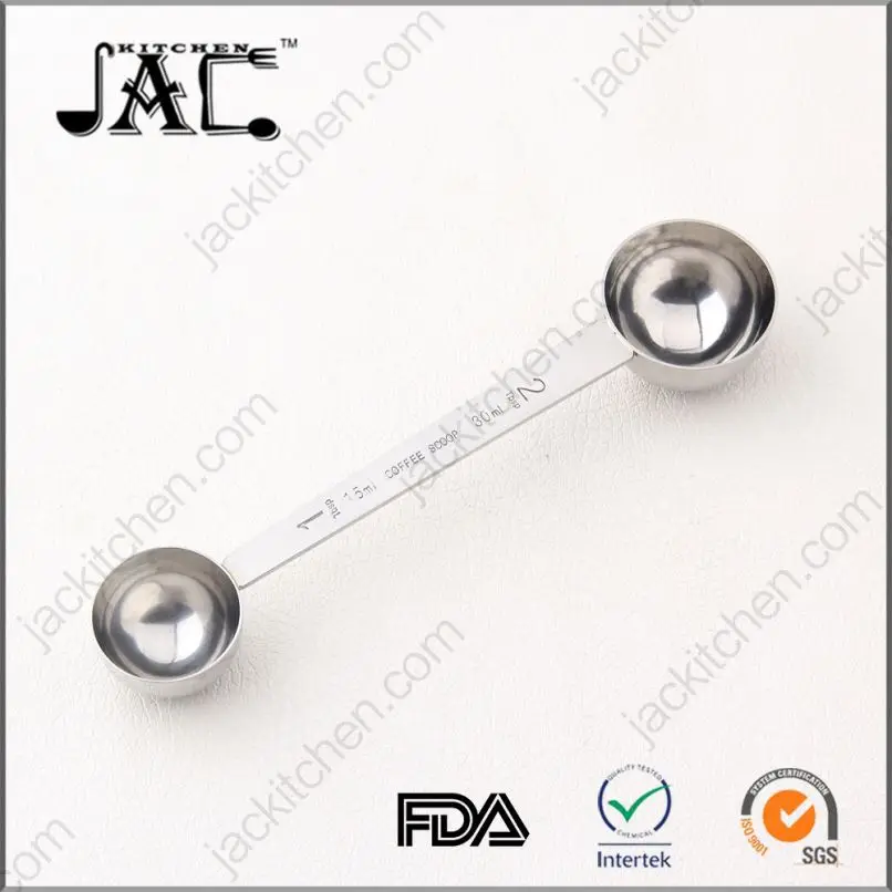 2017 Newest Gadgets Stainless Steel Metal Measuring Spoon