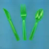 disposable transparent ps plastic flatware