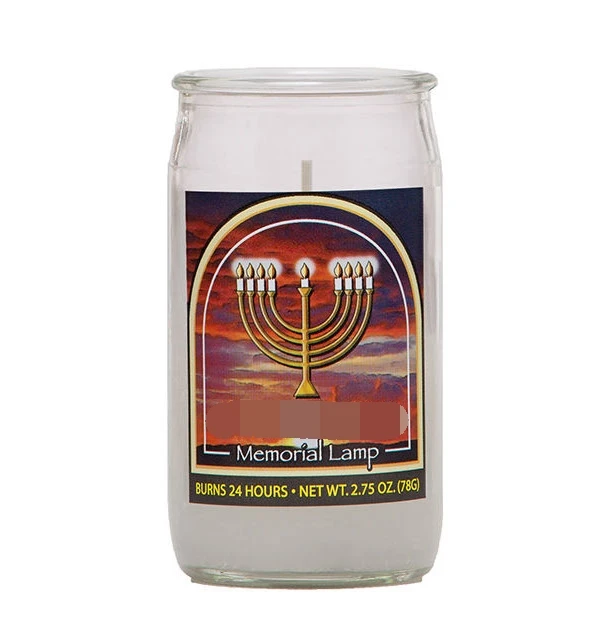 Paraffin Wax Mexican Religious Candles Saint Payer Candles In Glass Jar