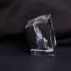 Customize Clear K9 Block Decorations Cheap Square Desk Clock 3d Engraved Truck Logo Laser Globe Crystal Cube
