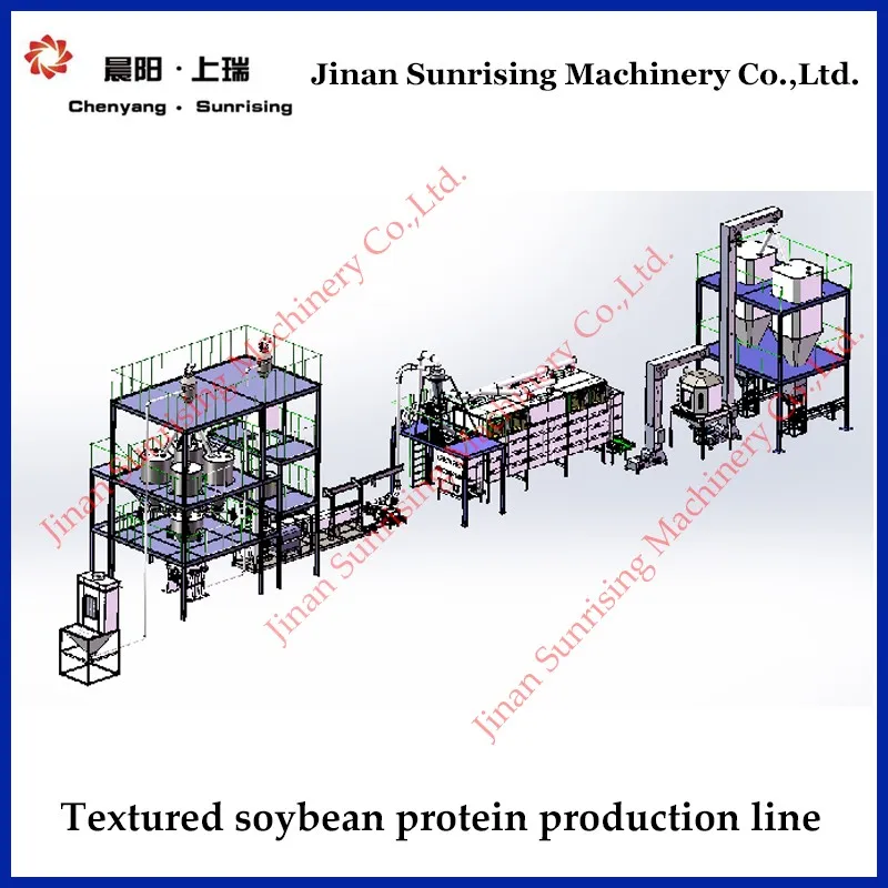 High quality nutrition soya protein food processing line