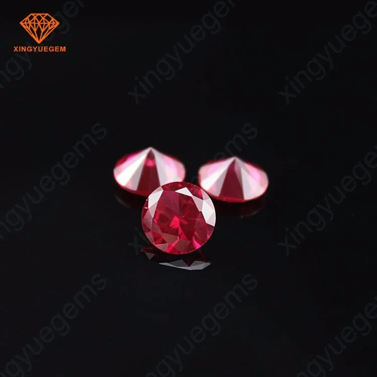 Hot Sale 5# Round Shape Ruby Price Per Carat Ruby Stone - Buy 5#ruby